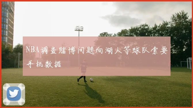 NBA调查赌博问题向湖人等球队索要手机数据