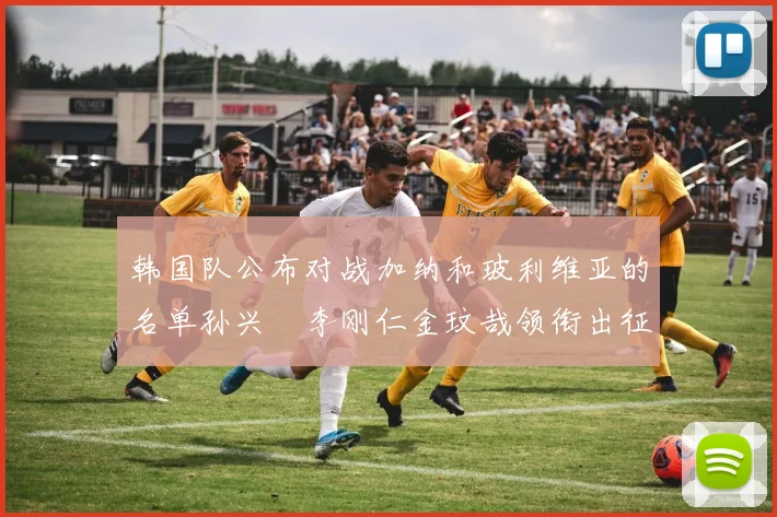 韩国队公布对战加纳和玻利维亚的名单孙兴慜李刚仁金玟哉领衔出征